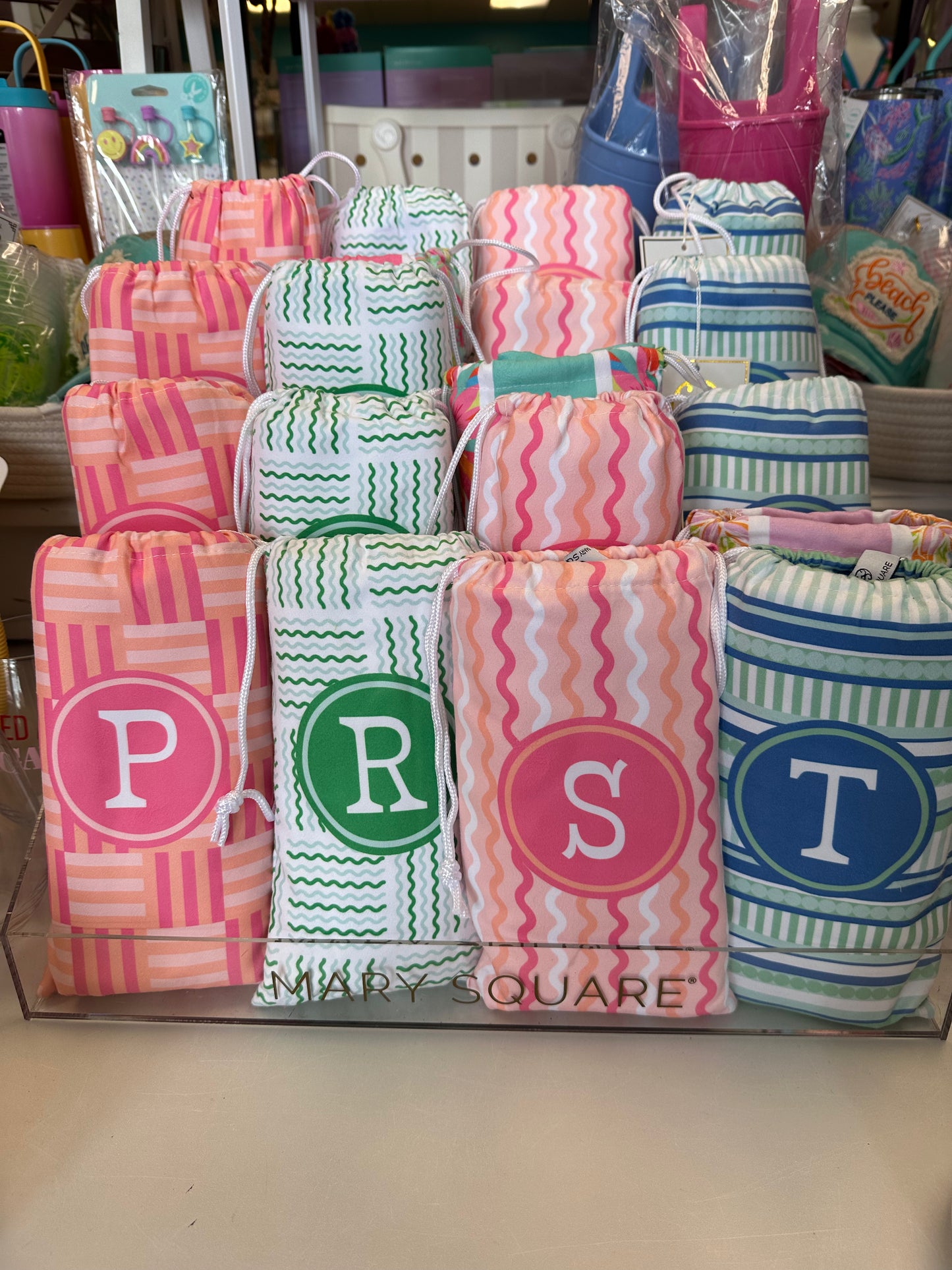 Beach Towel Initials