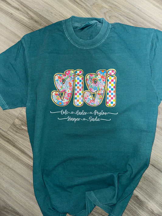 Personalized Mimi, Nana or Gigi Shirt