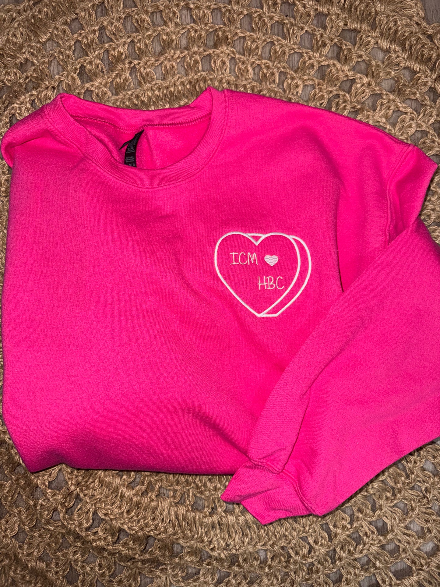 Conversation Heart Sweatshirt