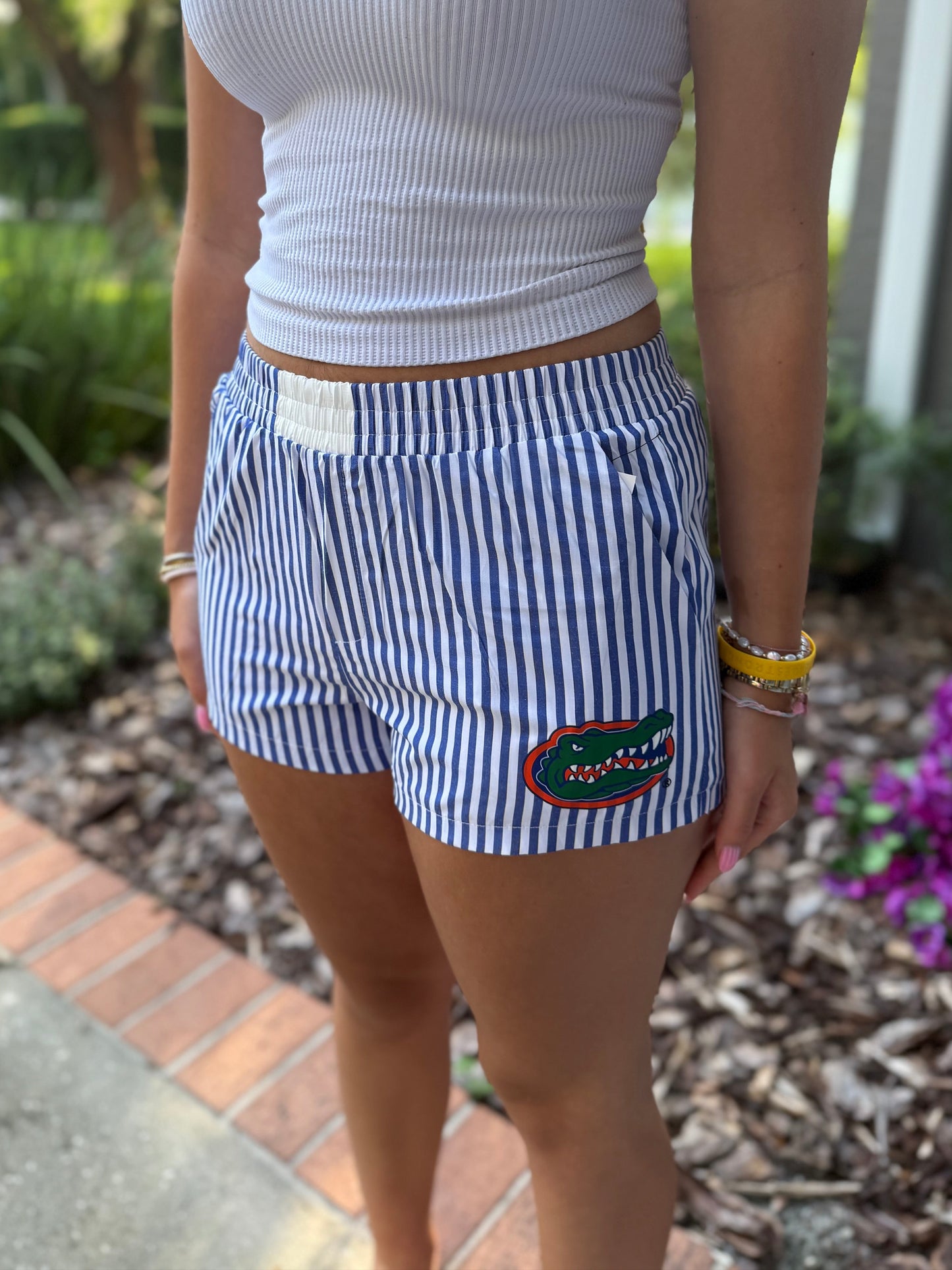 Pinstriped Game Day Boxers