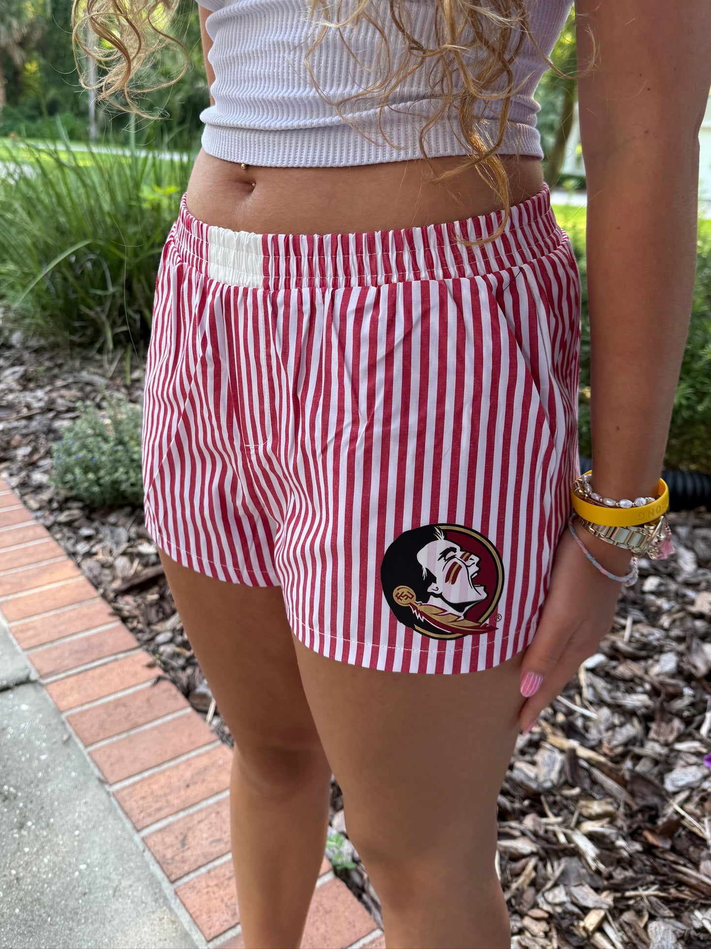 Pinstriped Game Day Boxers