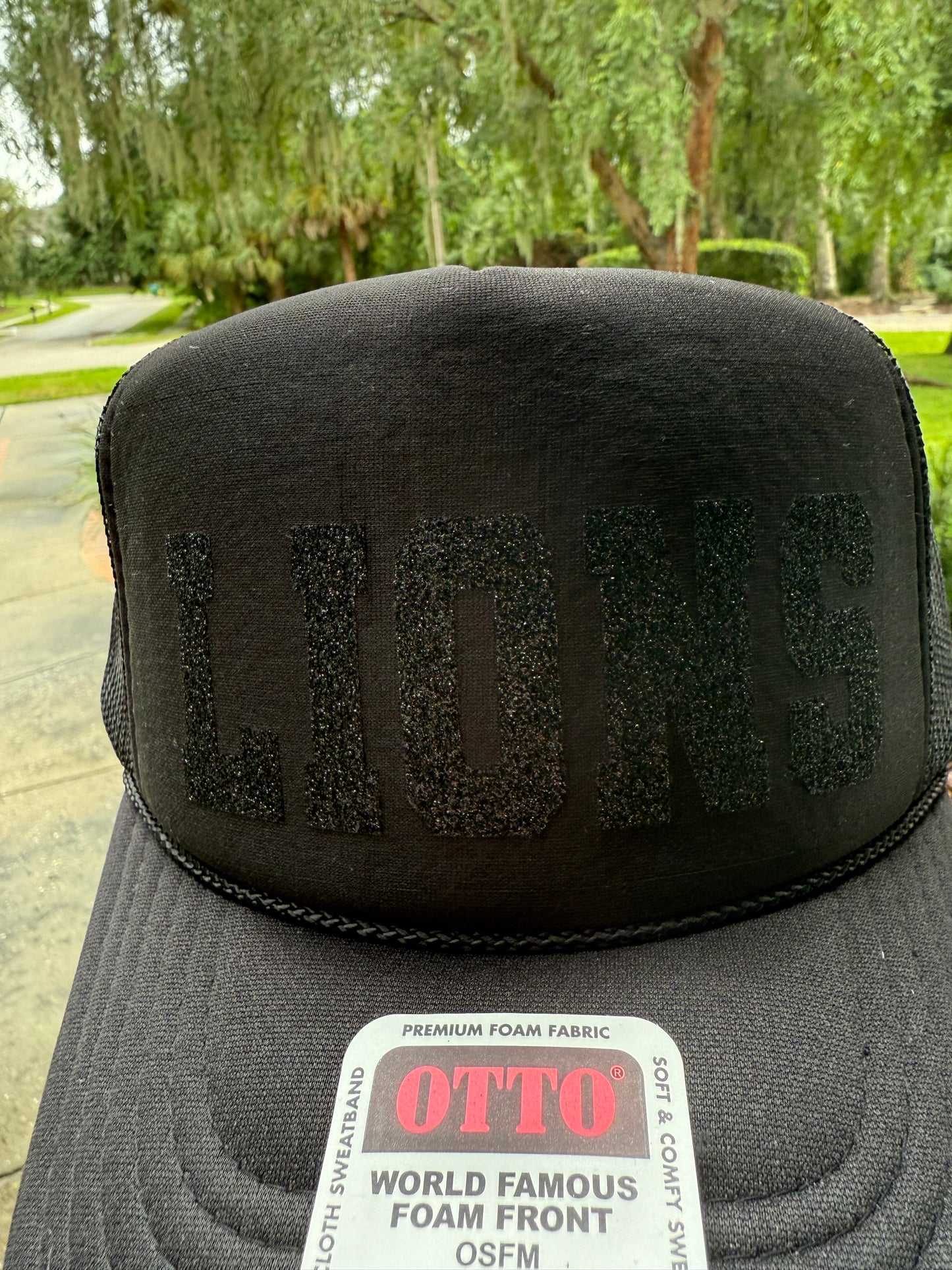 LIONS Glitter Trucker Hat