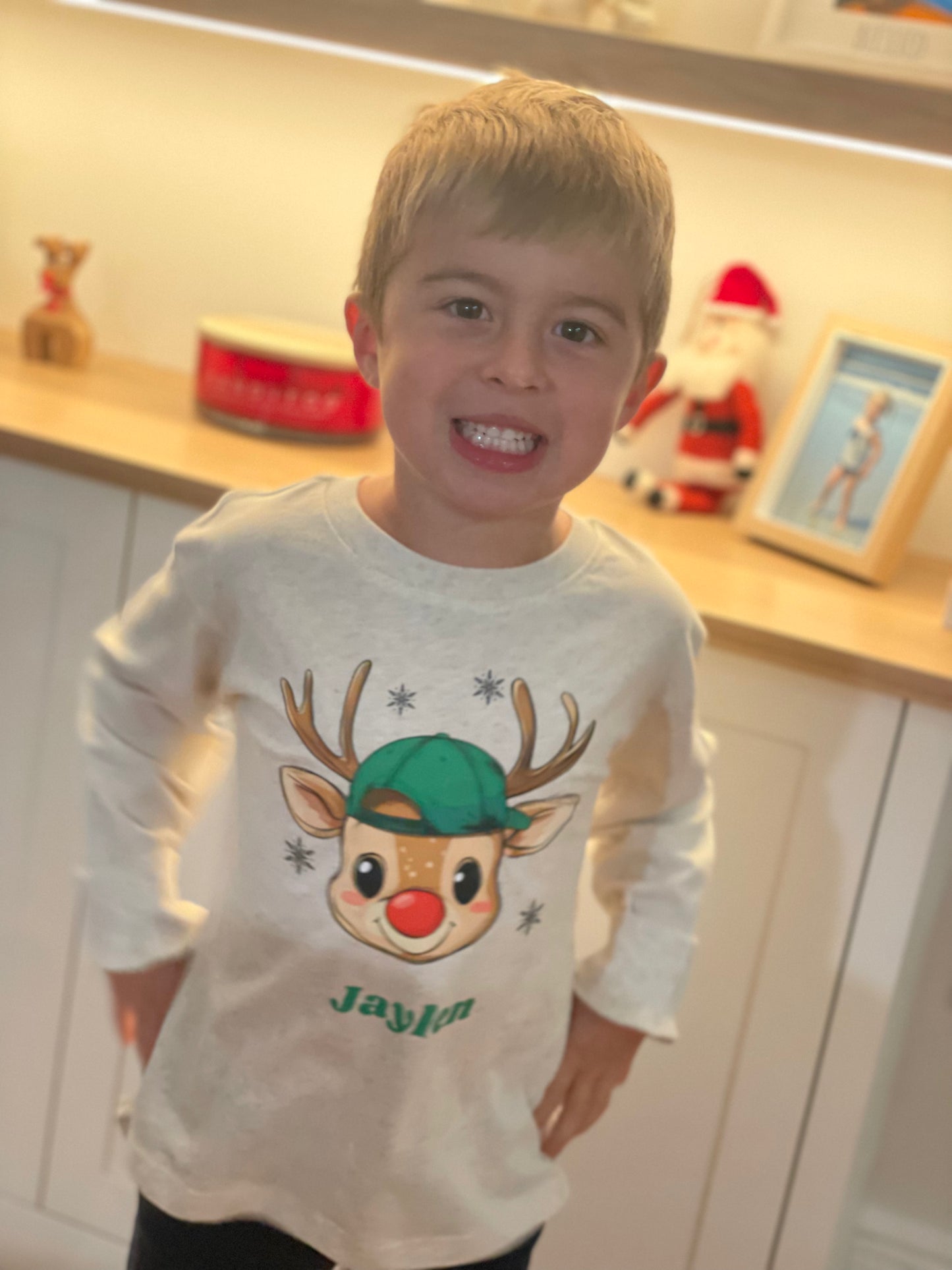 Personalized Reindeer Shirt