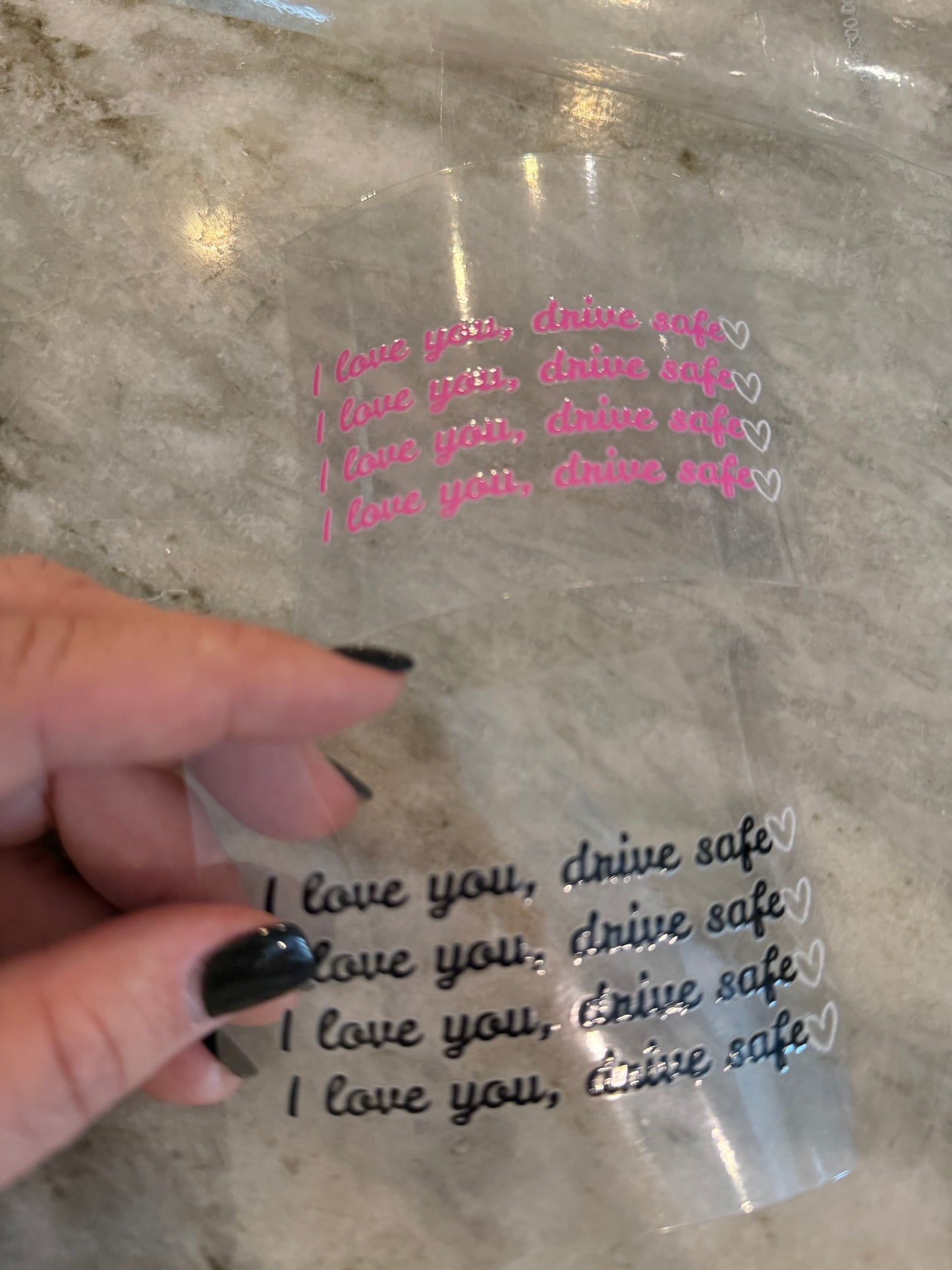 Love you, Drive Safe Decal