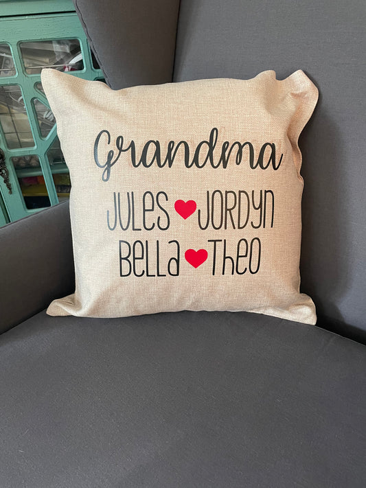 Grandkids Pillow