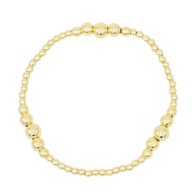 Single Graduated Ball Bead Bracelet