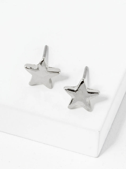 Metal Star Stud Earring
