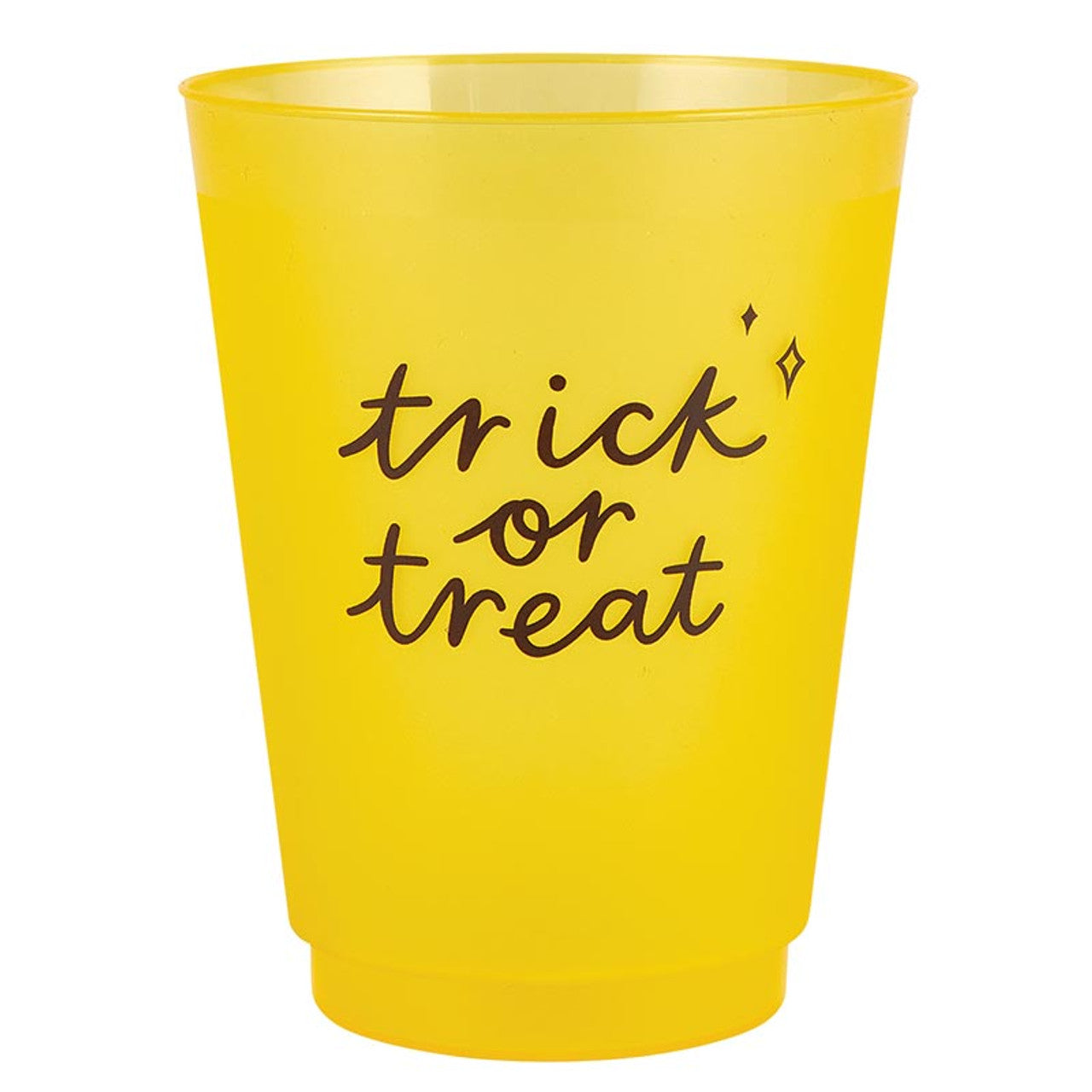 Trick Or Treat Frosted Reusable Cup Set