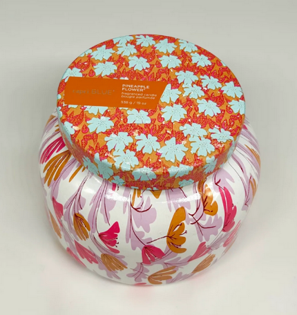Pattern Play 19oz Candle By Capri Blue- Pineapple Flower