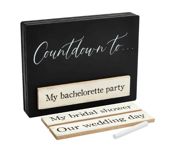 Wedding Countdown Plaque