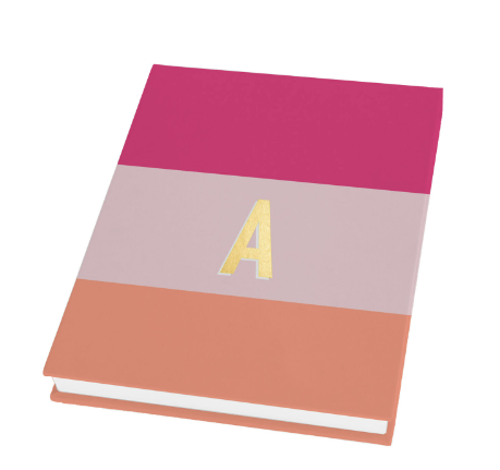 Initial Vegan Leather Notepad