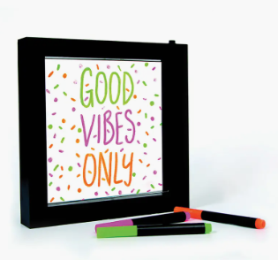 Neon Effect Message Frame