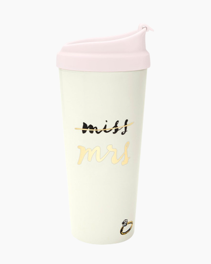 Miss to Mrs Thermal Mug By Kate Spade