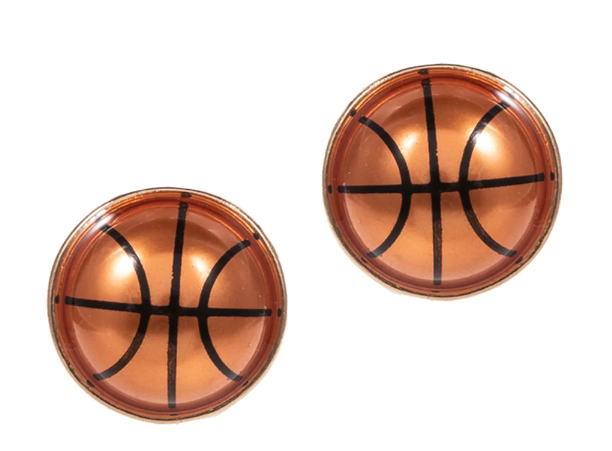 Sport Ball Pearl Post Earring