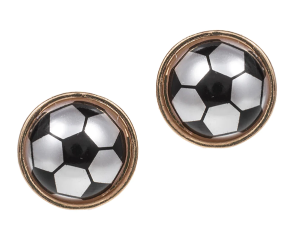 Sport Ball Pearl Post Earring