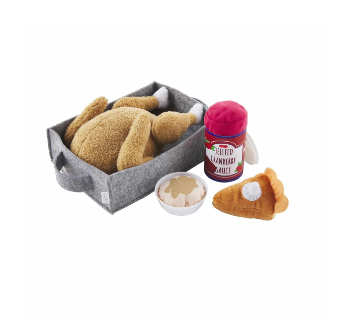 Plush Holiday Feast Play Set
