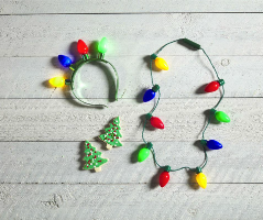 Light Up Christmas Bulb Accessories