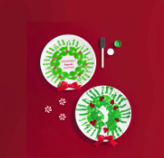 Wreath Memory Platter