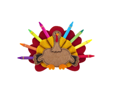 Felt Turkey Crayon Holder
