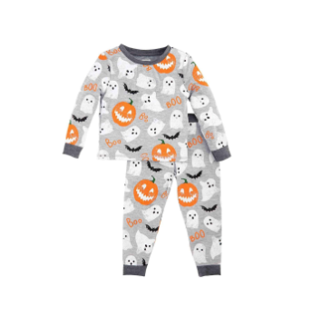 Grey Glow-In-The Dark Pajama Set