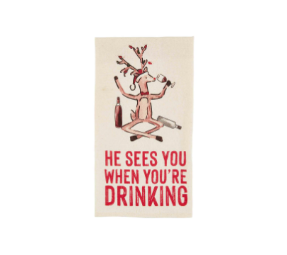 Christmas Drinking Towels