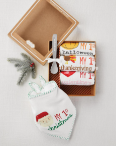 My First Holiday Bib Set