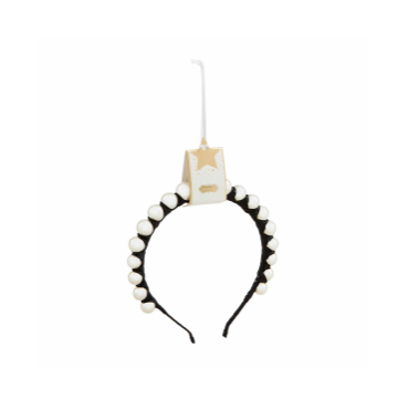 Satin Wrapped Pearl Headband