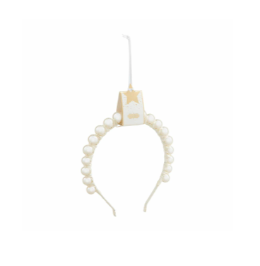 Satin Wrapped Pearl Headband