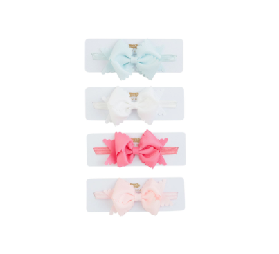 Scallop Edge Bow Headband