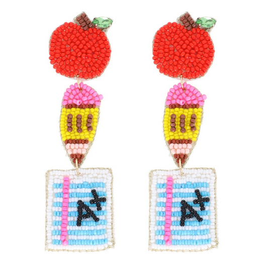 A+ 3 Tier Beaded Earring