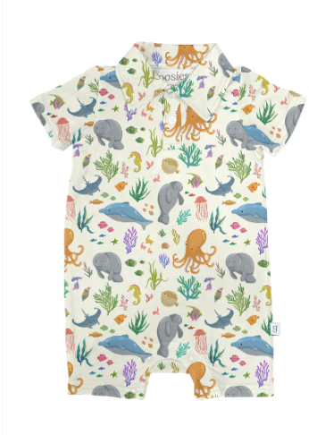 Ocean Friends Romper by Goosies