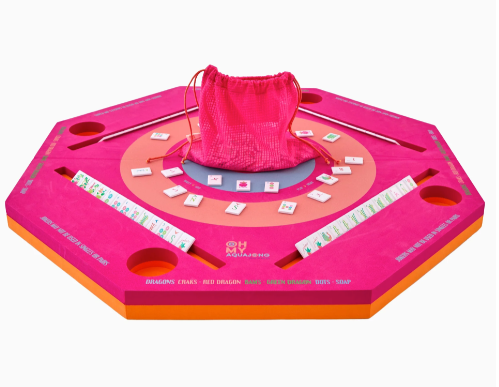 Pink Aqua Jong Pool Mat