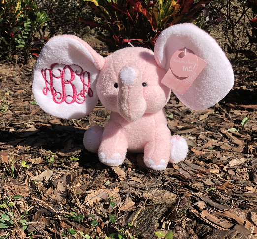 13" Elephant with Ear Personalization