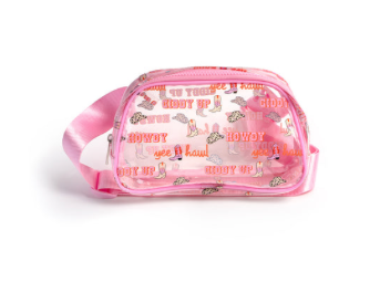 Clear Belt Bag with Designs