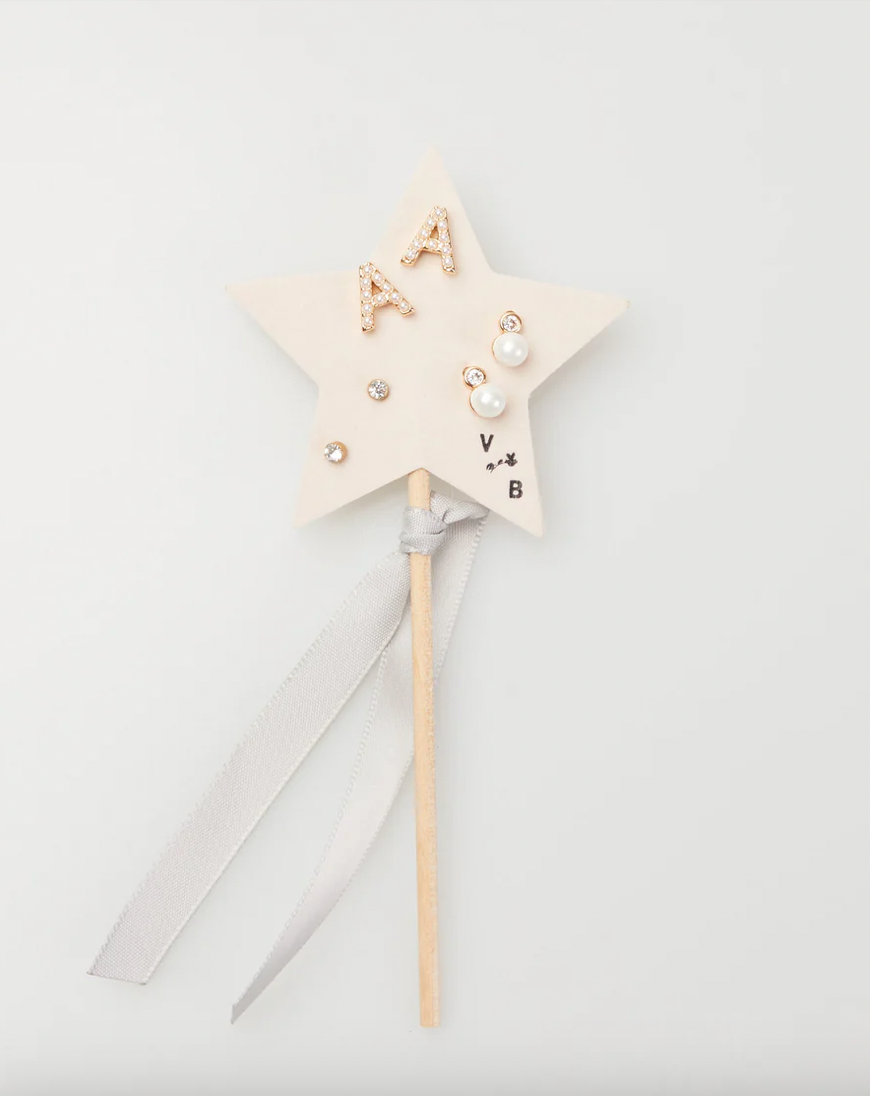 Mini Pearlie Initial Star Pennant