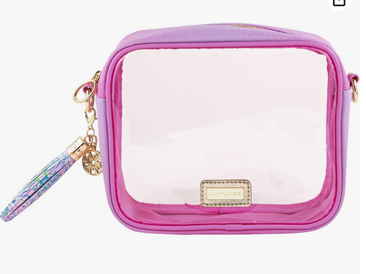 Lilly Pulitzer Game Day Clear Crossbody Bag