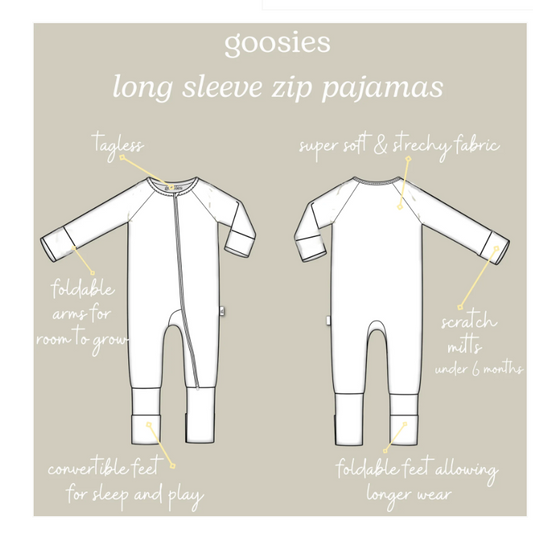 Alligators Long Sleeve Zip PJ by Goosies