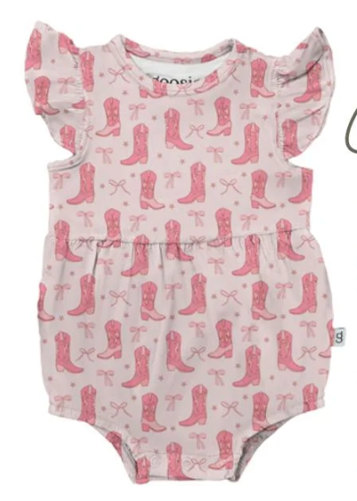 Pink Boots Flutter Bubble by Goosies