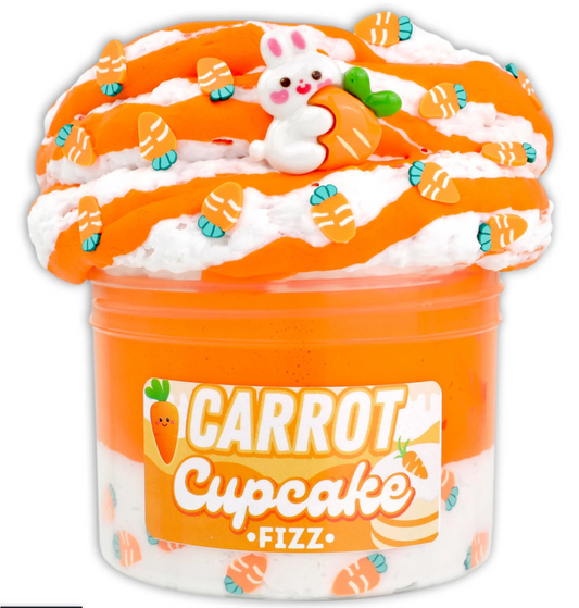 Carrot Cupcake Fizz Dope Slime