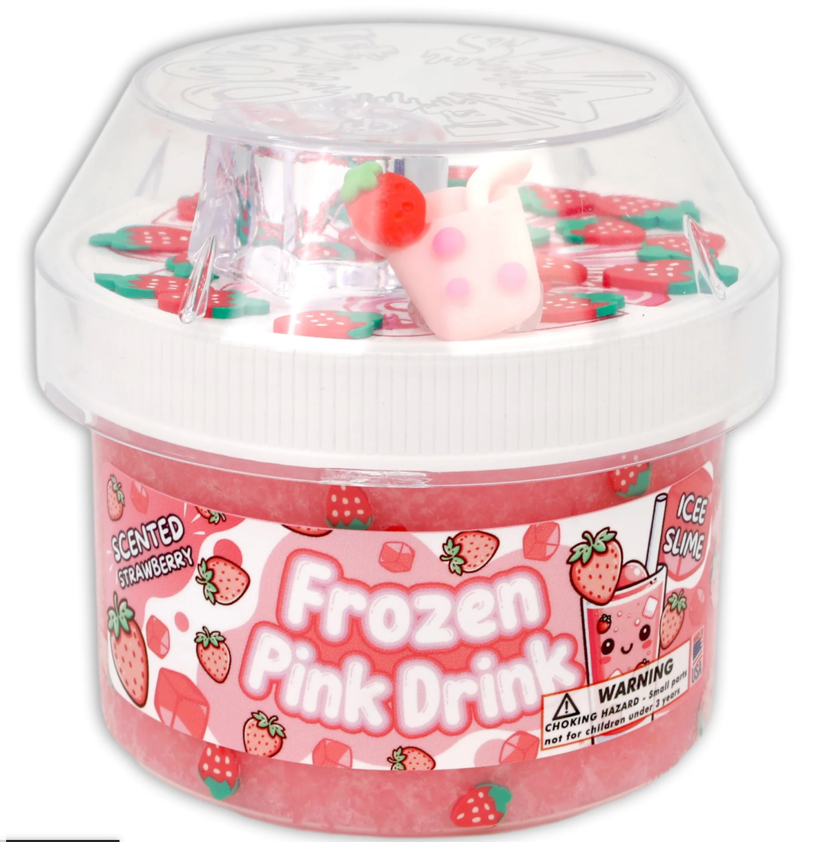 Frozen Pink Drink Dope Slime