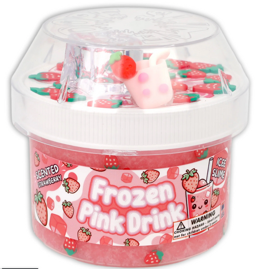 Frozen Pink Drink Dope Slime