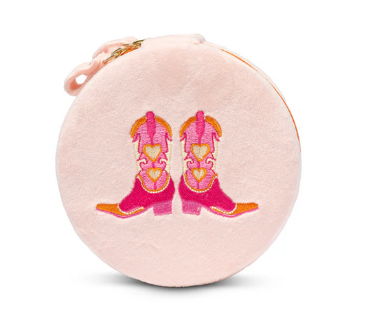 Round Jewelry Zip Case