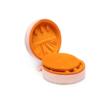 Round Jewelry Zip Case