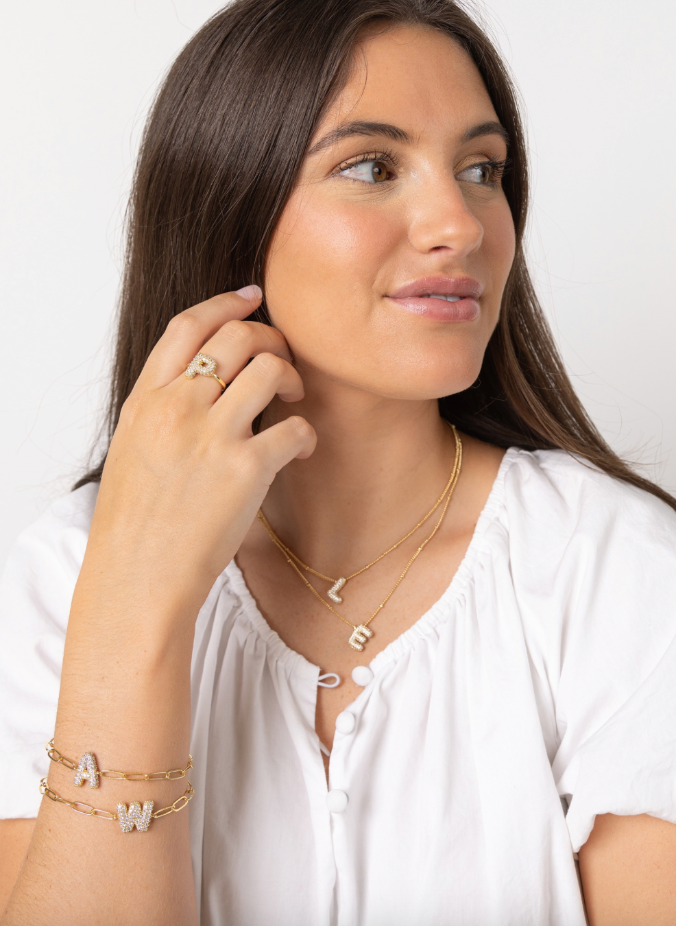 Chloe Initial Necklace
