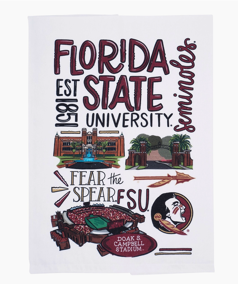 Florida State Icon Tea Towel