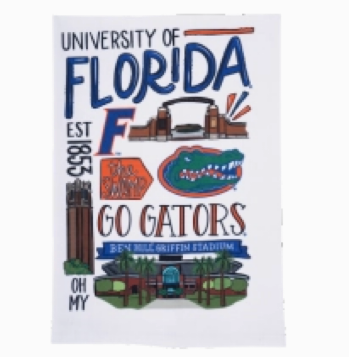 University of Florida Icon Tea Towel