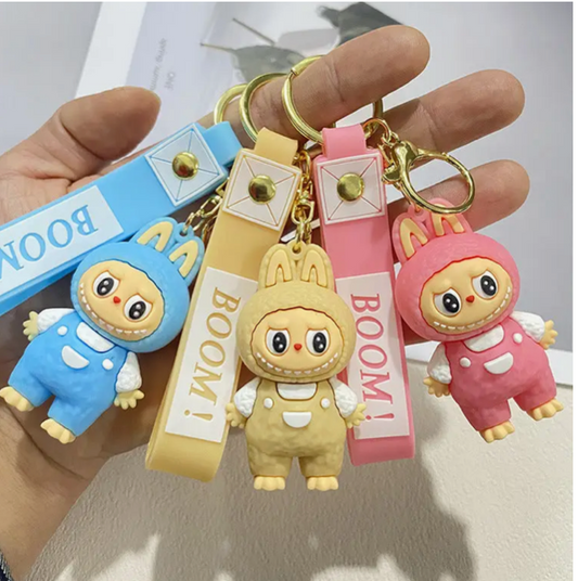 Silicone Labubu Keychain
