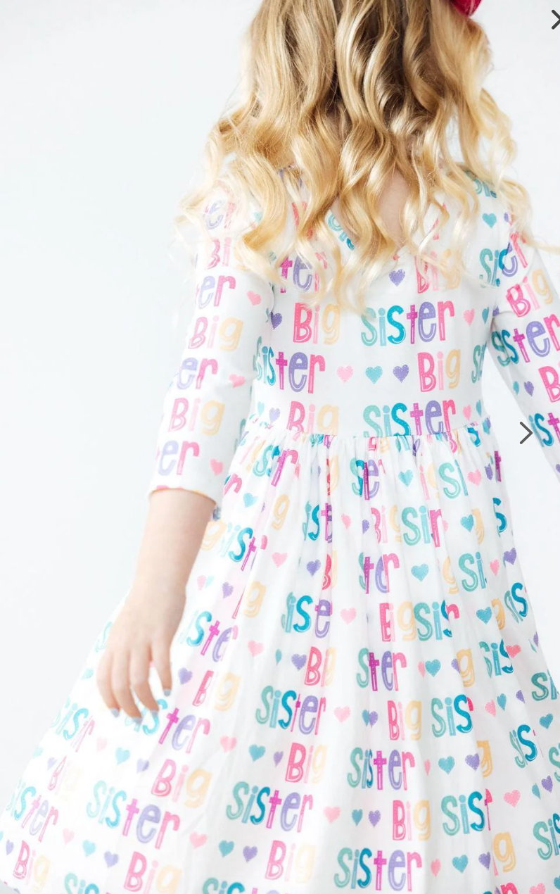 Big Sister Twirl Dress