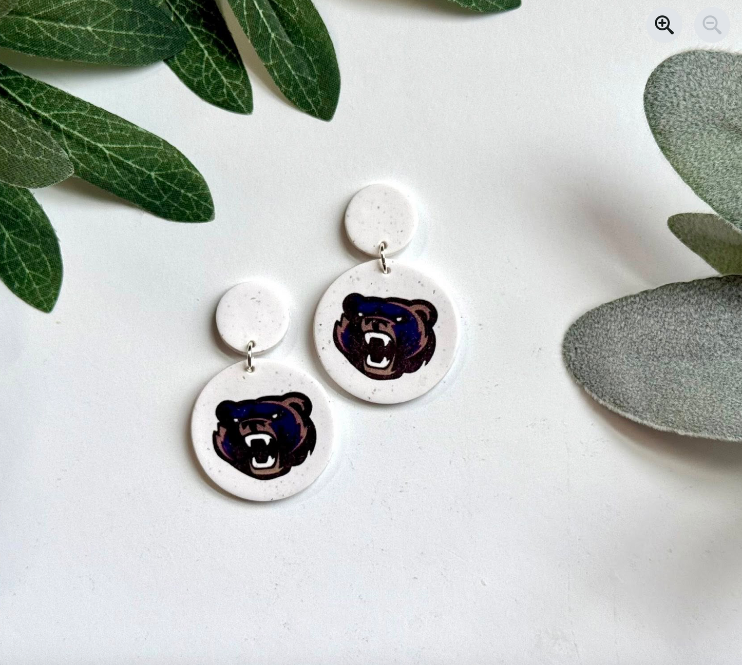 Clay High School Mascot Earrings
