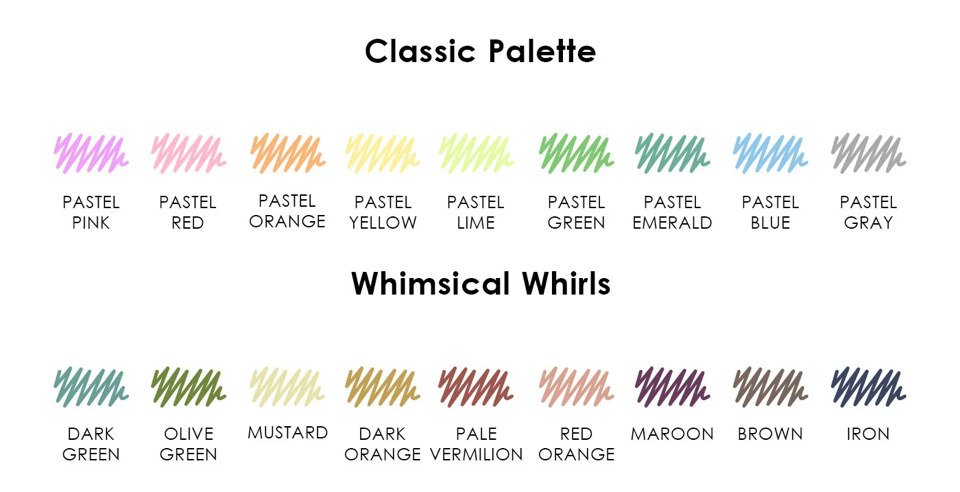 Grabie Medium Point Erasable Gel Pen Set